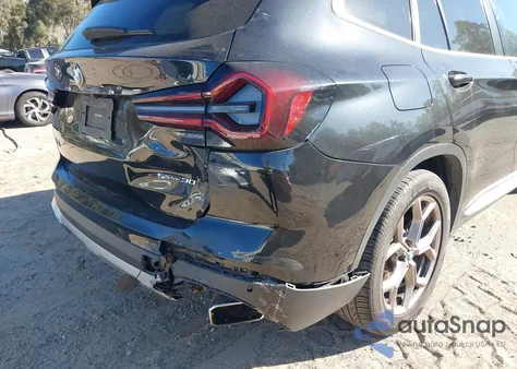 2022 BMW X3 Sdrive30I z USA, uszkodzony, nr VIN 5UX43DP02N9J97616